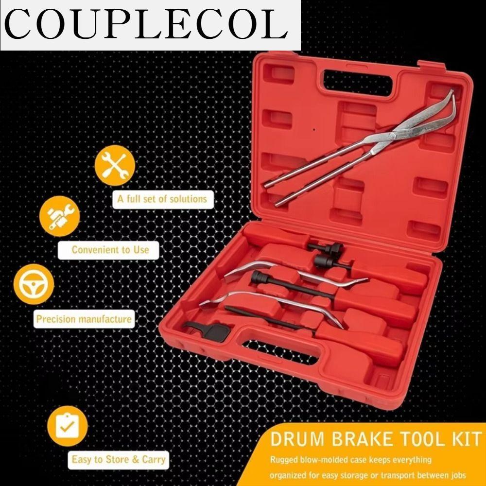 COUPLECOL Điều chỉnh Kìm lò xo phanh trống ô tô Mạnh mẽ với thìa phanh Kìm kẹp vòng snap Phổ quát Độ bền cao Kìm tháo lắp xe Người lắp đặt ô tô Giá 649,317 Đồng*Miễn phí vận chuyển