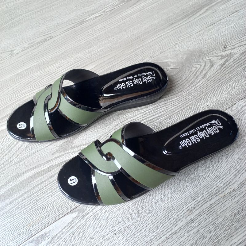 Dép trung niên 3p quai xoắn size 40-42