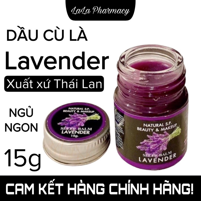 Dầu cù là hương Lavender giúp ngủ ngon giảm căng thẳng lọ 15g