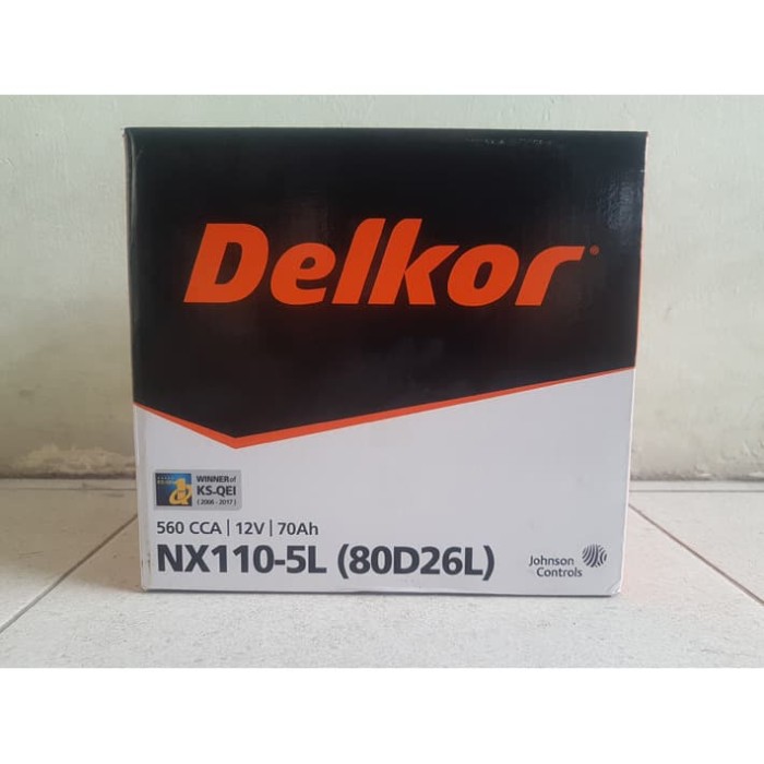 AKI DELKOR 80D26L TOYOTA INNOVA DIESEL Harga 1,630,000 rupiah*Gratis Ongkir