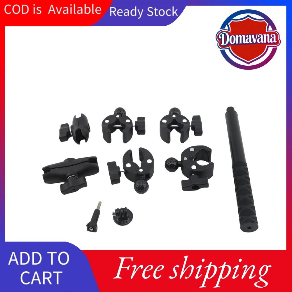 Domavana Tay Lái Xe Máy Gắn Camera Hợp Kim Nhôm Kẹp Gắn Camera Thay Thế Cho Insta360 X4 Giá 668,000 Đồng*Miễn phí vận chuyển