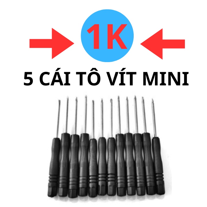 3 Cái Tô Vít Mini 4 Cạnh, 2 Cạnh 3.0 Mm Và 2.0 MM, 5 Cạnh, Chữ Y...