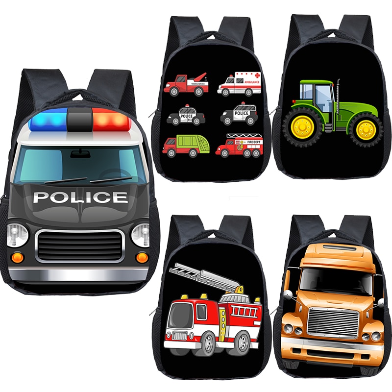 3D Police Car Red Kid'S Trolley Bag at Best Price in Bengaluru | T-Bags