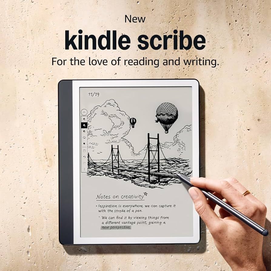 Kindle Scribe 2024 Model 16GB / 32GB / 64GB with redesigned display 10.2" 300 ppi ราคา 13,890 บาท*ส่งฟรี