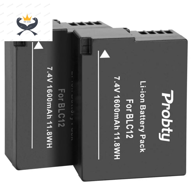 Brand new High Quality 2PCS DMW-BLC12 BLC12 Rechargeable For Panasonic Lumix G6 G5 G7 G80 FZ1000 Camera Replacement Bateria Batteria new brand Welcome to Our Store