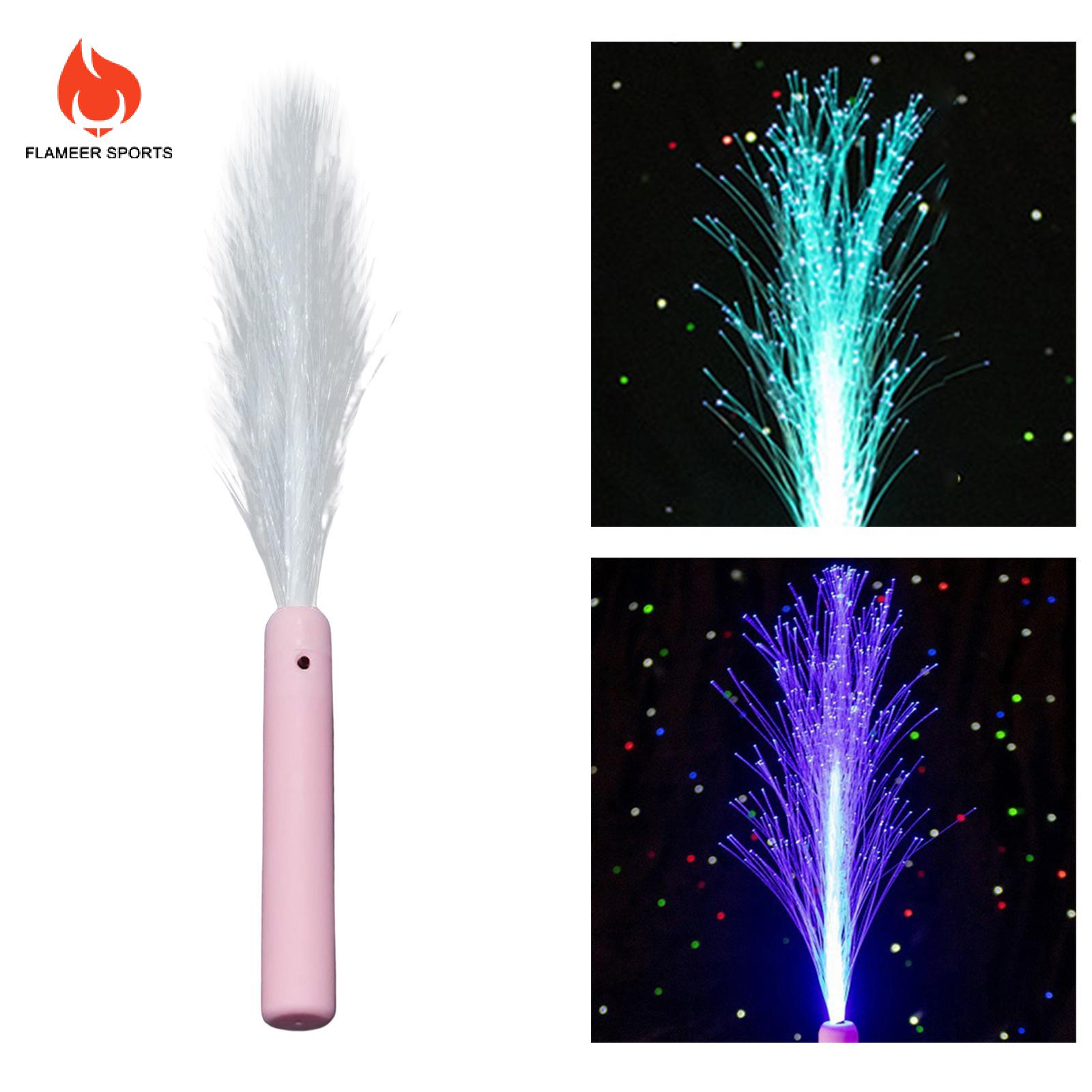 Flameer sợi quang roi đèn lóa sáng dụng cụ tiệc cho lễ hội khiêu vũ