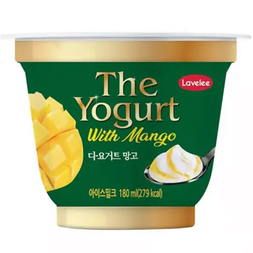 (Giao HCM) Kem Hũ Sữa Chua Vị Xoài Hàn Quốc 180ml