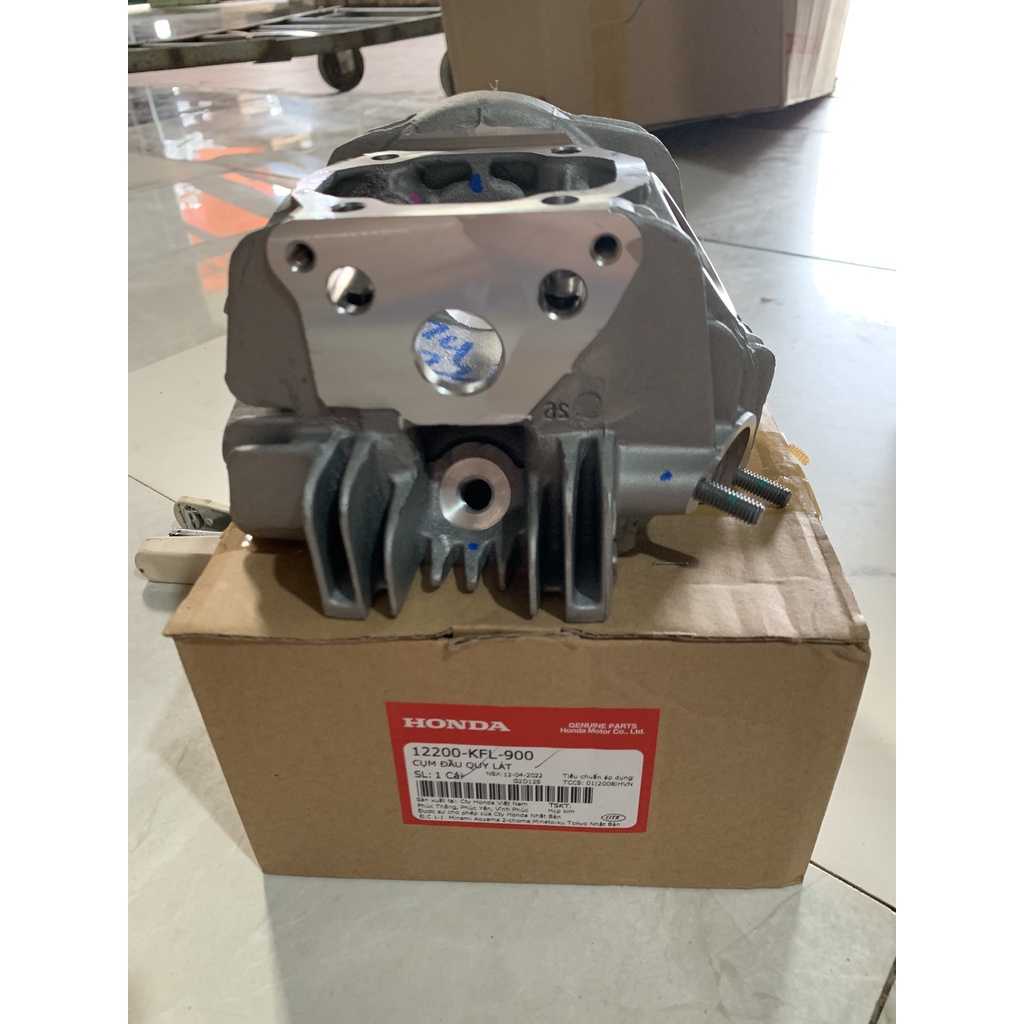 Cụm đầu quy lát | Đầu bò Dream,Wave A100 chính hãng Honda (12200-KFL-900)