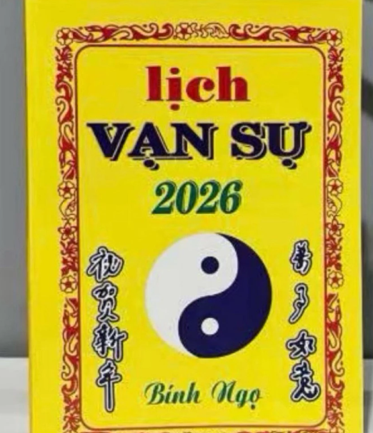 Sổ tay Lịch Vạn Sự 2026 BÍNH NGỌ