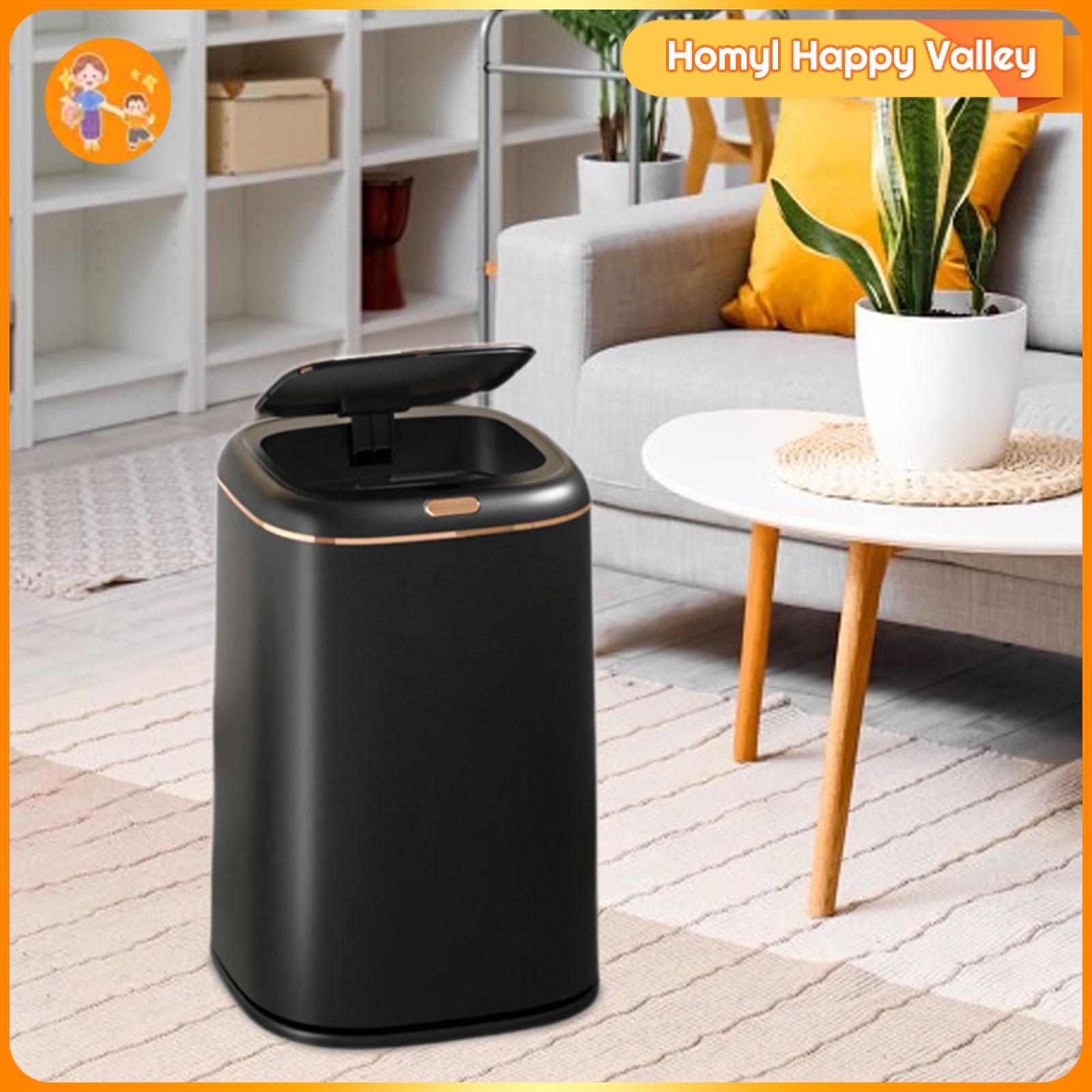 Homyl Dustbin Smart Garbage Bin Induction Wastebasket with Lid Dumpster Motion Trash Can for Toilet Home Bedroom Kitchen Household ราคา  1,499 บาท*ส่งฟรี