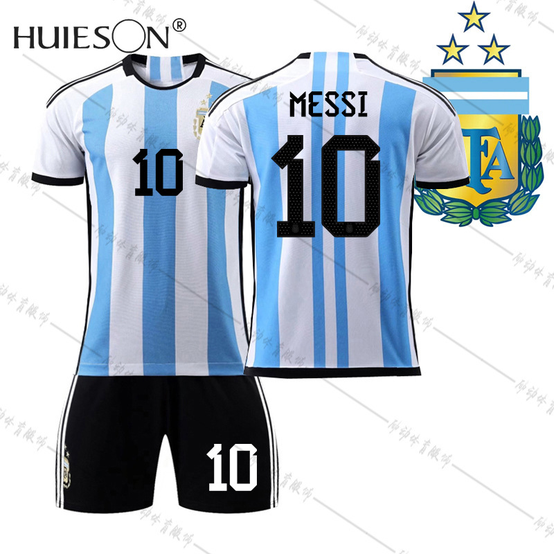 Huiesonworld cup Argentina áo nịt Bóng đá số 10 Messi nhà 11 di Maria 22 lautaro 21 dybala