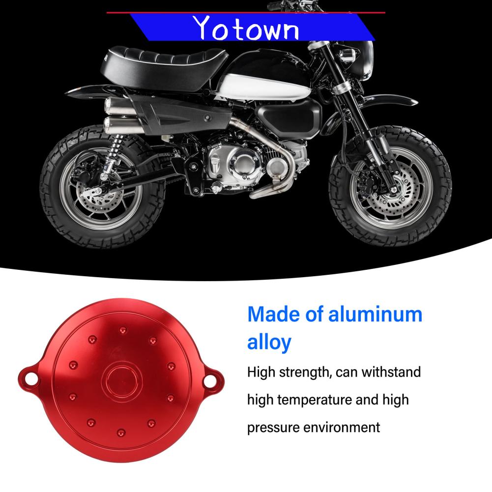 Yotown Bảo vệ đầu xi lanh Dễ dàng cài đặt Vỏ bọc đầu xi lanh xe máy Hợp kim nhôm trang trí bền chịu nhiệt Độ bền cao cho MSX 125 MSX125SF