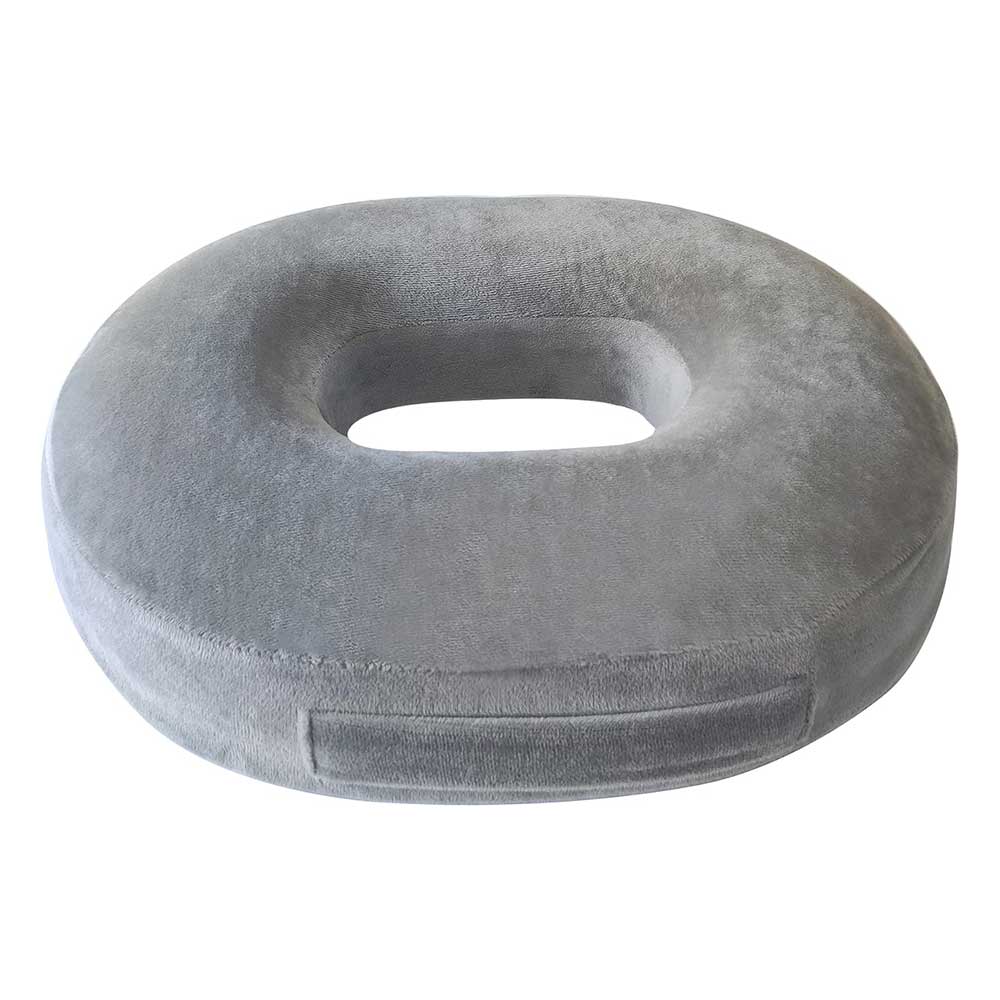 Đệm Mút Nhớ Hình Nhẫn Chỉnh Hình - Đệm Donut Giúp Giảm Bệnh Trĩ và Táo Bón, Đau Xương Cụt, Phù Hợp Cho Ghế Bánh Xe, Ghế Ô Tô, Văn Phòng hoặc Ngoài Trời