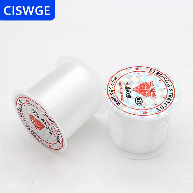[COD] CISWGE  1PC độ bền kéo cao PE Nylon câu cá dòng đàn hồi chủ đề spool vô hình dây polyester mồi chuỗi Monofilament mạnh dây thừng dây
