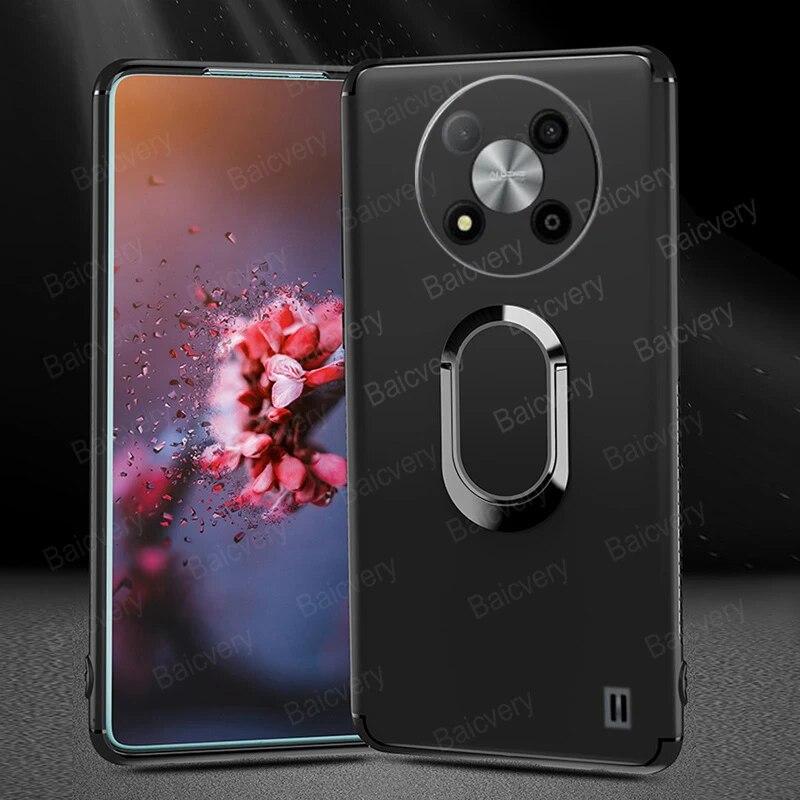 HGJTFANY Custodia per ZTE Blade A73 5G (6.52), Ultra Sottile Morbido Silicone Anti-Graffio Case Nero TPU Bumper Protezione Anti-Caduta Cover per ZTE Blade A73 5G - Mondo speculare
