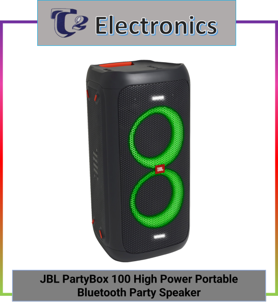 JBL PartyBox 100 High Power Portable Wireless Bluetooth Party Speaker - T2 Electronics Singapore
