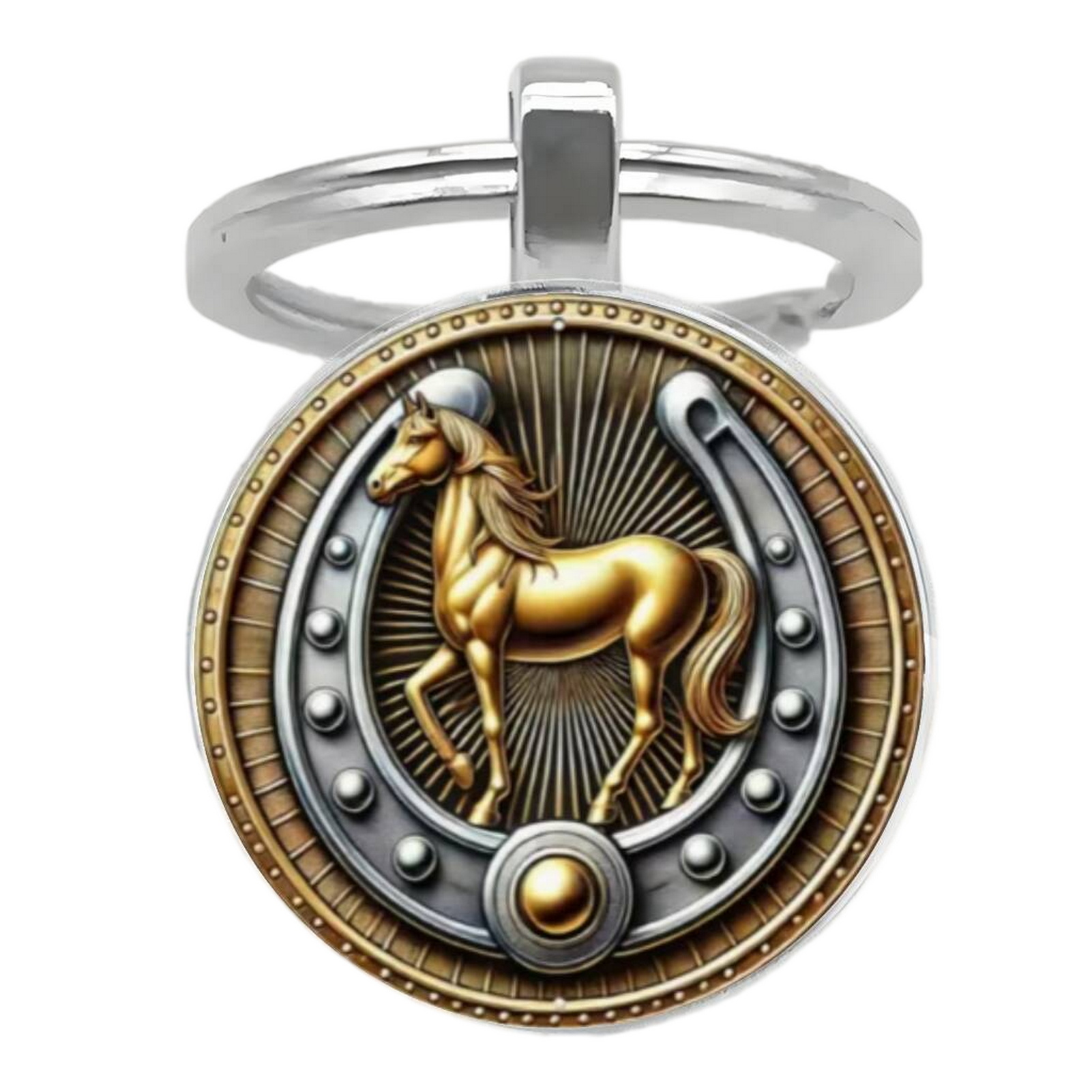 Personalized Zodiac Keychain Chinese New Year Keychain 2026 Year of Keychain with Bells – Lucky Zodiac Metal Pendant Compact Holiday Decoration Good Luck Charm - 5