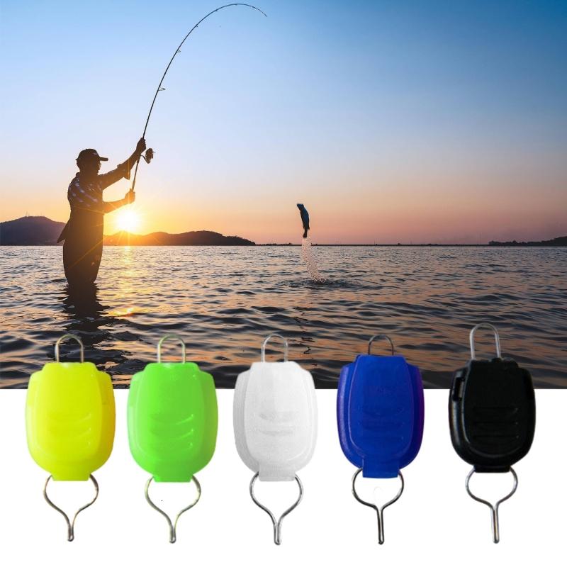 10 cái Máy câu ngang dây câu chủ dây câu cá di động dây câu chủ stoppers dây câu KEEPER Clip dễ sử dụng