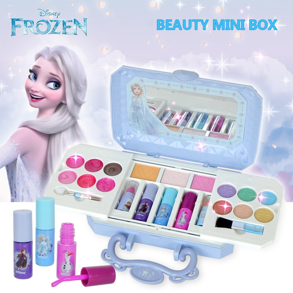 Disney Frozen 2 Anna Elsa Girls Cosmetics Make up Set Princess Polish