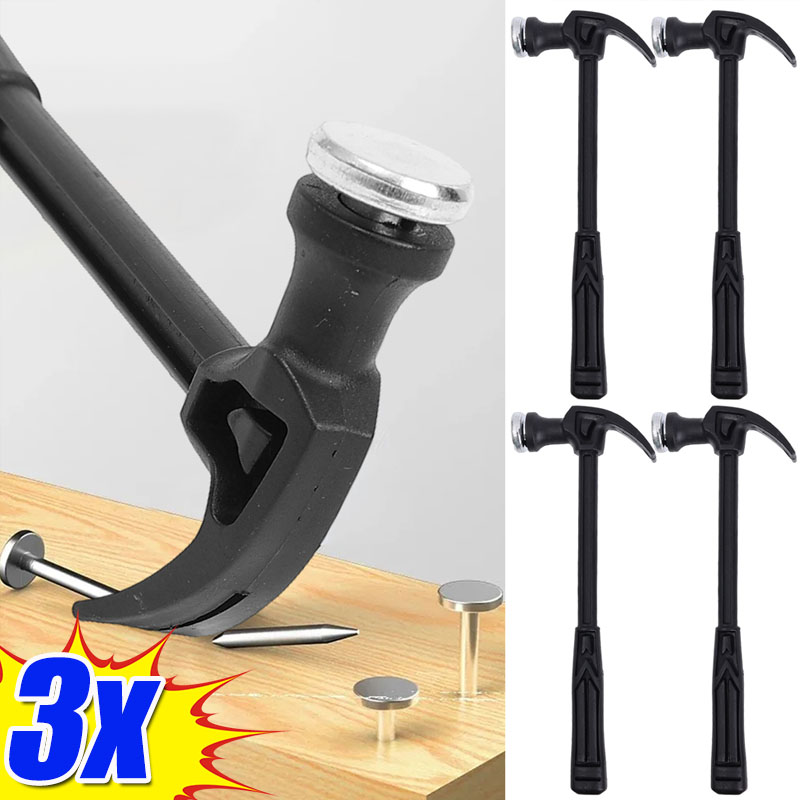 Mini Claw Hammer Woodworking Nail Puncher Small Iron Metal Hammer Watch Repair Hand Tool Emergency Safety Escape