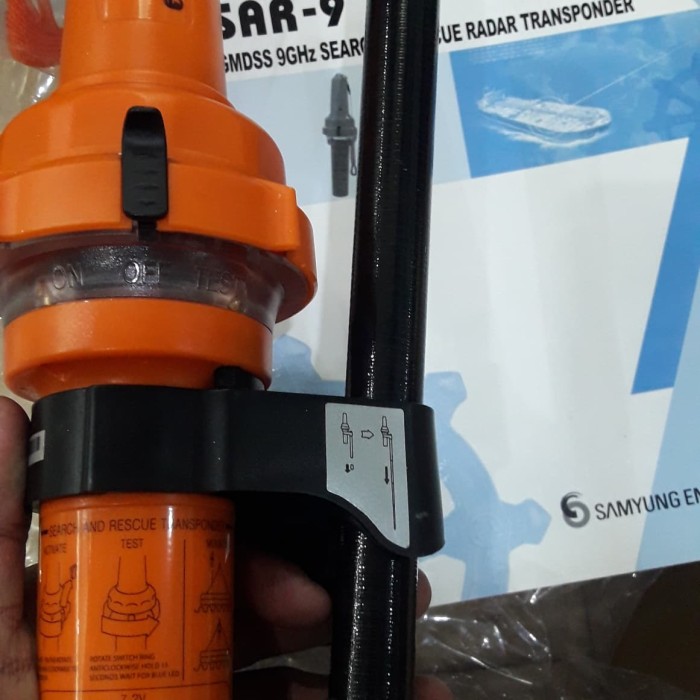 SAMYUNG SAR-9 RADAR SART SAR9 GMDSS 9GHZ RADAR TRANSPONDER READY-Shelishop13 Harga  10,450,000 Ringgit*Penghantaran Percuma