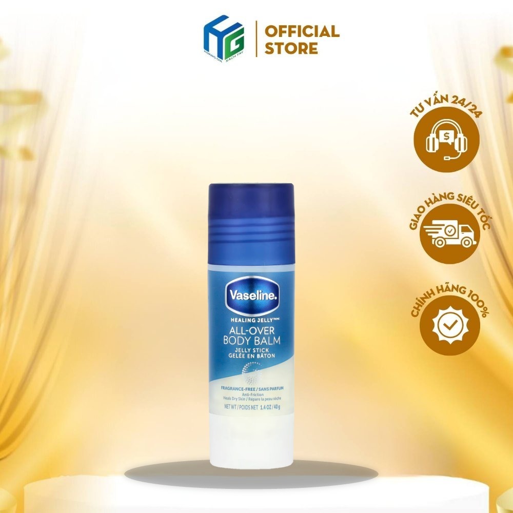 [HOẢ TỐC HCM] Thanh lăn Vaseline Healing Jelly Cocoa Shimmer & All Over Body Balm 40g