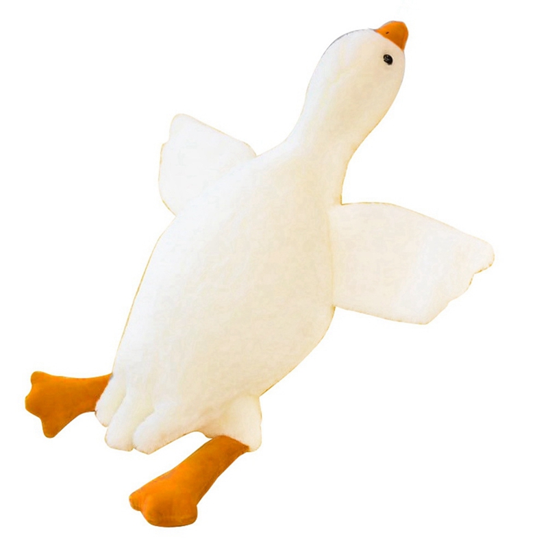 White Pillow Toy Cute White Goose Stuffed Animal Duck Plush Pillow,Super Soft Hugging Pillow,Swan Pillow