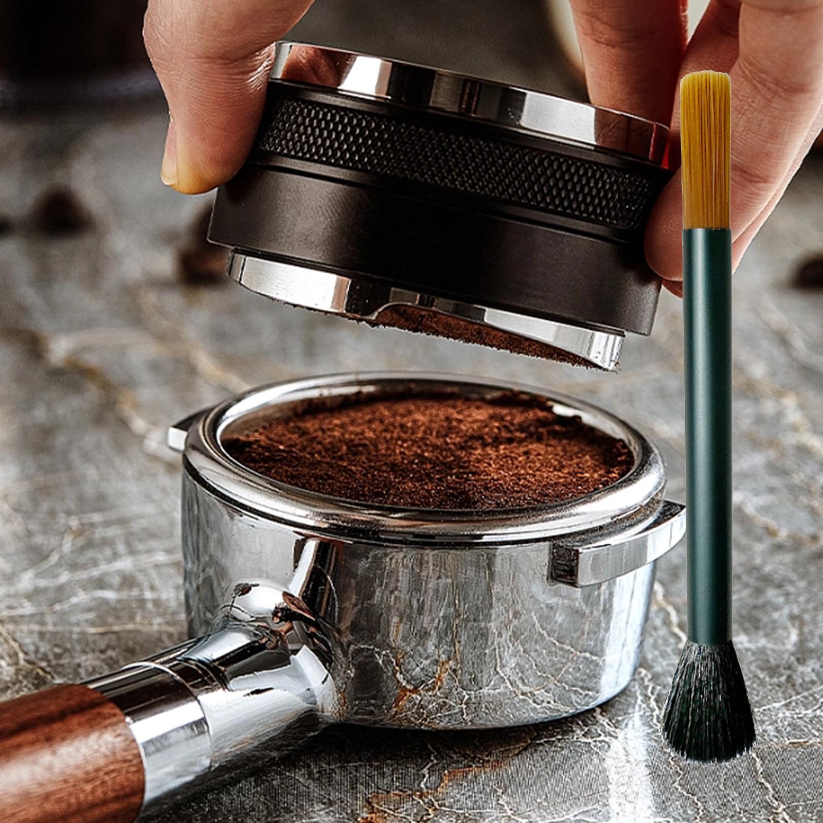 Coffee Grinder Brush Metal Handle 15cm Metal Dusting Espresso Brush Professional