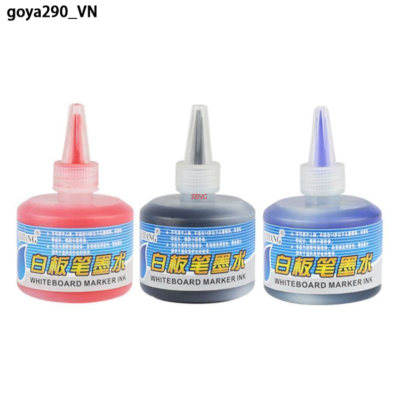 goya290 [Mã CLS2404B giảm 30k đơn 99k] 1 Lọ Mực 50ml 3 Màu Đỏ/Xanh/Đen Chuyên Dụng Cho Bút Lông