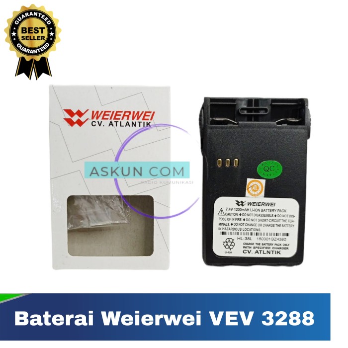 BATRE WEIERWEI VEV 3288 DAN HT CINA YG SEJENISNYA Harga 204,000 rupiah*Gratis Ongkir