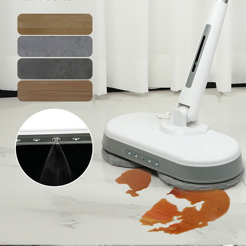 electric lazy mop household electric sweeping machine, wireless water spraying, fully automatic floor wiping, steam free mop all-in-one machine ราคา  1,205 บาท*ส่งฟรี