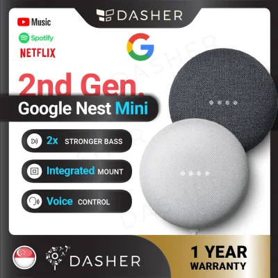 Original Google Nest Mini 2nd Gen Speaker Smart Speaker Google Assistant Speaker