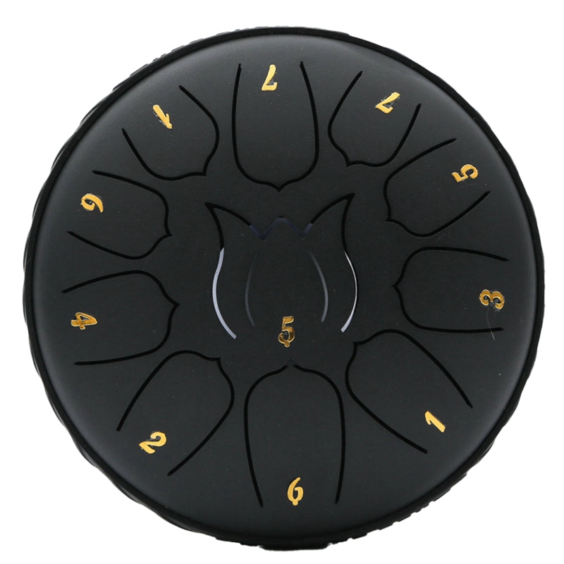 6-Inch 11-Tone Rain Drum Outdoor Garden Rain Drum Waterproof Music Rain Drum Forget Friends Drum Adu