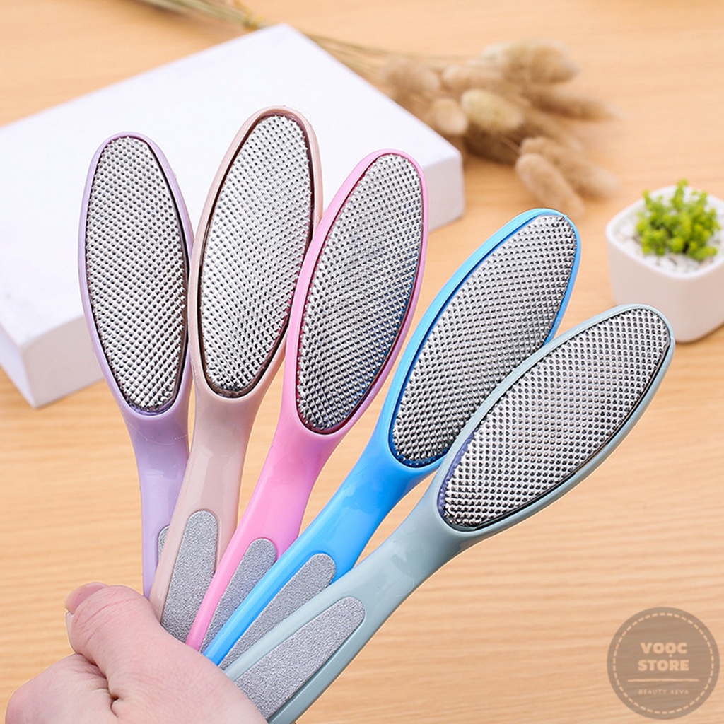 Dụng cụ chà gót chân bằng thép không gây rách da đá bọt biển chà mài gót chân tẩy tế bào chết mềm mịn da