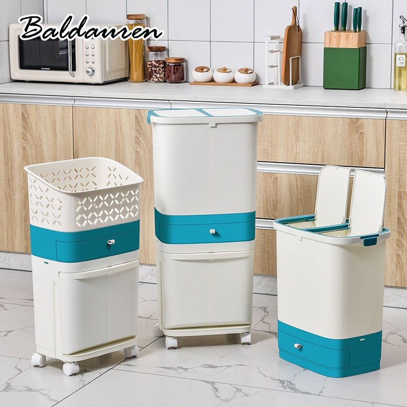 BALDAUREN ถังขยะถังขยะถังขยะความจุถังขยะ คงทน คุณภาพดีมาก เป็น ที่นิยม ปลอดภัย ULT23B0X1C 49Z241205 ราคา 889 บาท*ส่งฟรี