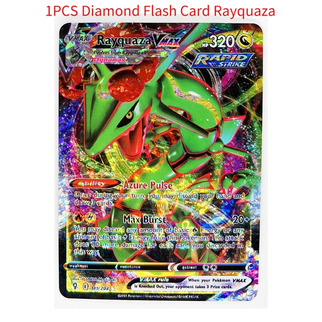 Pokemon Vmax Charizard Rayquaza Umbreon Toys Hobbies Hobby Collectibles Game Collection Anime Cards