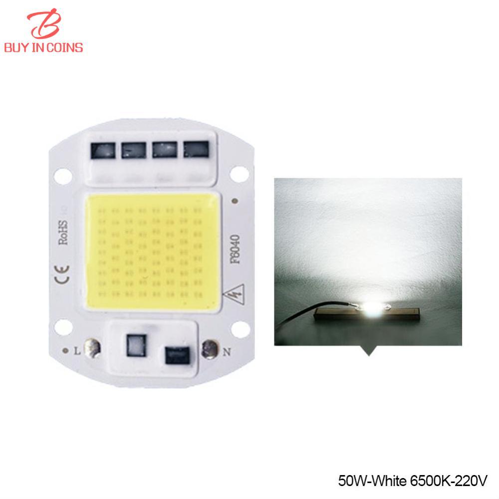 Chip LED BC 110V 220V 20W 30W 50W Chip COB Đèn Hạt LED IC Thông Minh Không Cần Điều Khiển Cho Đèn Pha Đèn Chiếu Sáng Tự Làm Lampada Ánh Sáng Trắng Ấm