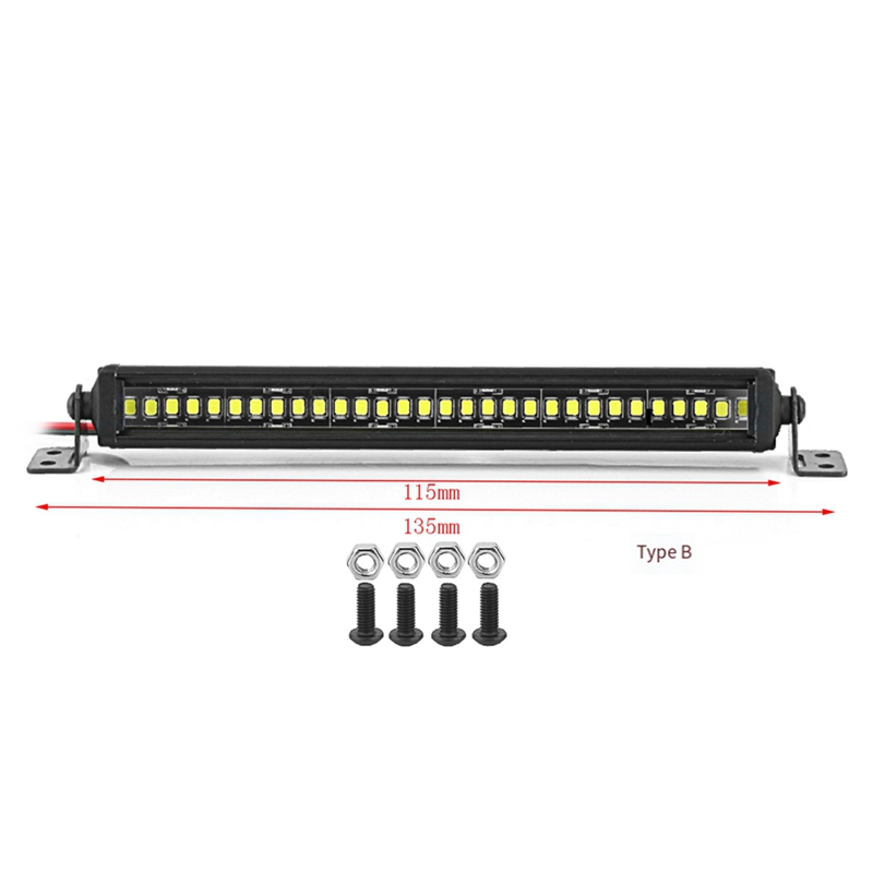 RC Car Roof Lamp 24 36 LED Light Bar for 1/10 RC Crawler SCX10 90046/47 SCX24 D90 TRX4 Body - 2