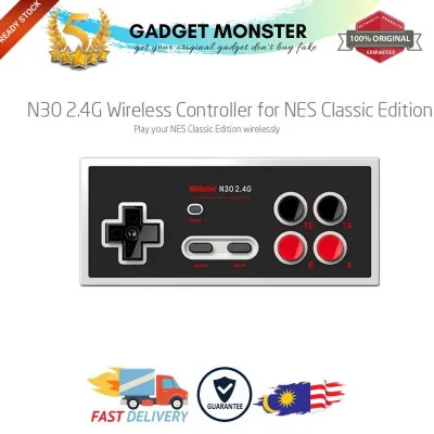 Original And New 8Bitdo N30 2.4G Wireless Bluetooth Gamepad For NES Classic Edition Controller Wireless Gamepads Receiver Joypad Controller