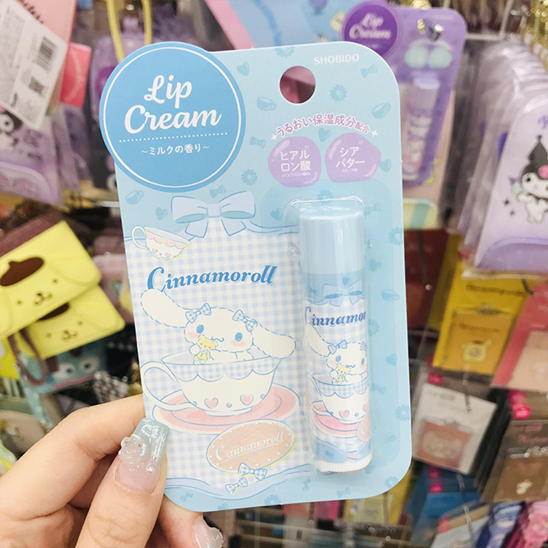 [Zkwdss] Sanrio Son dưỡng môi kuromi cinnamoroll phim hoạt hình dễ thương cô gái giữ ẩm trái tim dầu
