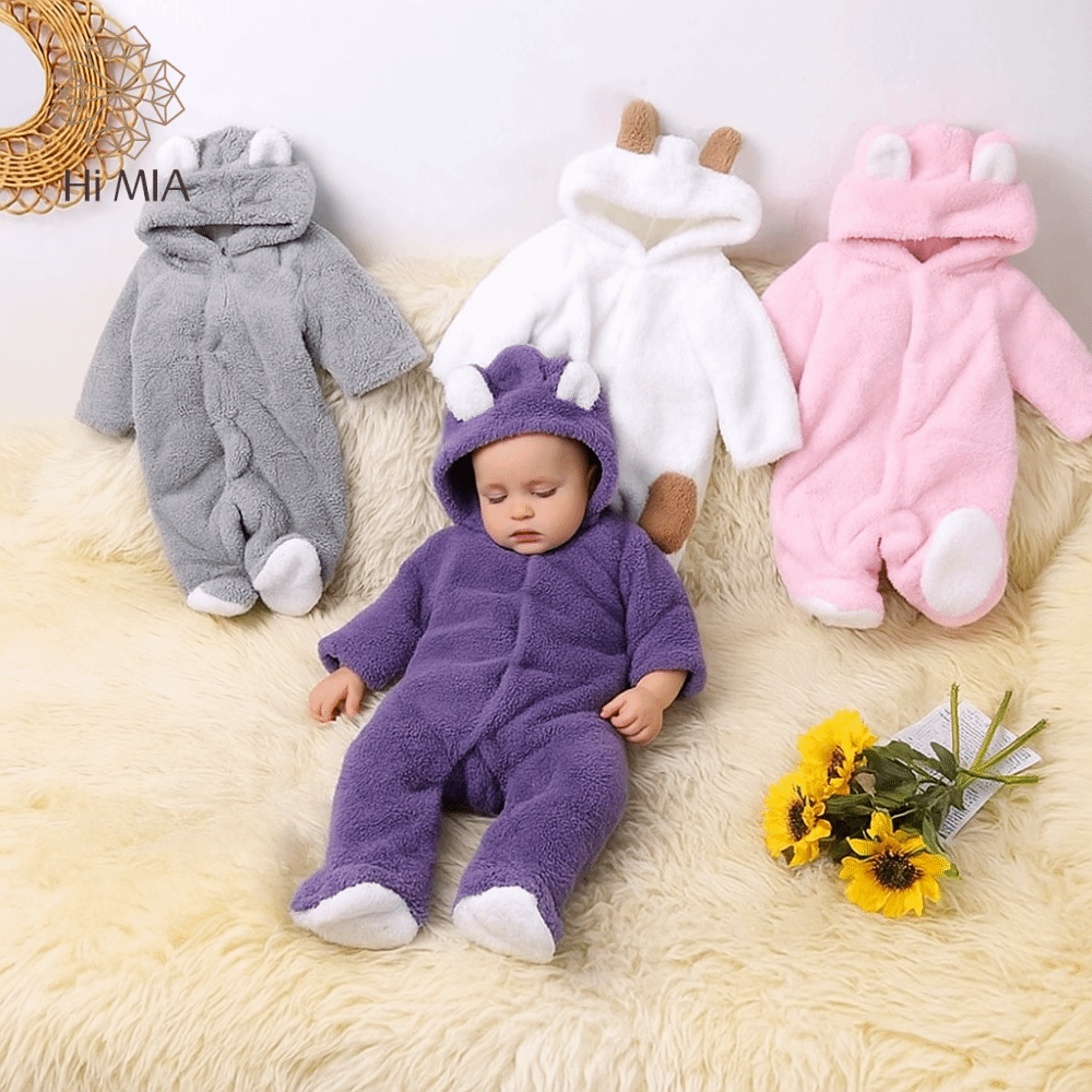 Hi MIA nón giữ ấm mùa đông mũ mùa đông nữ cute nón len trùm đầu mũ giữ ấm Ấm áp Bộ đồ liền cho bé Áo dài tay 3-6 tháng Áo liền thân cho trẻ sơ sinh Dễ thương Có mũ Bộ đồ liền thân cho trẻ sơ sinh Mùa thu mùa đông