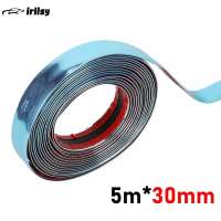 [Local] iriisy 3/5M Auto Car Exterior Chrome Body Strip Bumper Door Protective Moulding Styling Trim Sticker 6MM 8MM 10MM 12MM 15MM 20MM 30MM