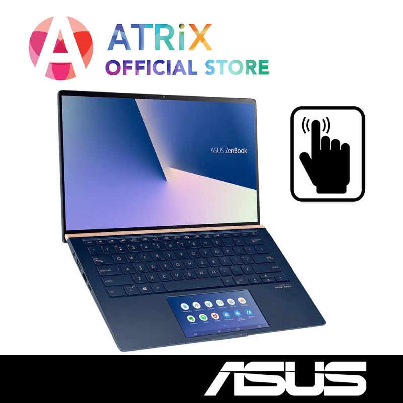 ASUS Zenbook UX434FLC-AI487T (WiFi6, touch screen) | 14.0 Touch Screen | i7-10510U | 16GB RAM | 1TB SSD | NVIDIA MX250 | 2Y Warranty