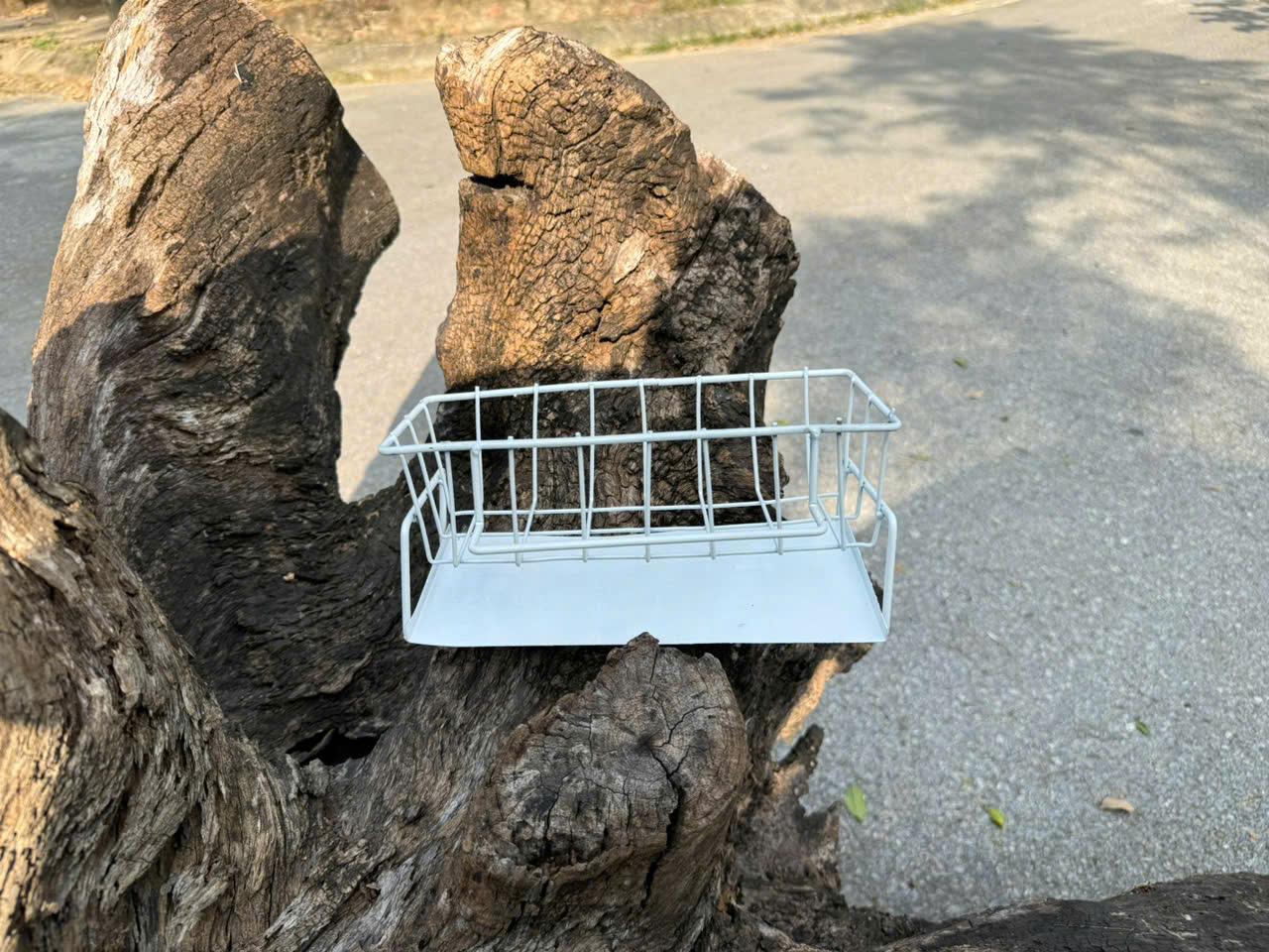 Kệ đựng đồ rửa chén bát, giá để giẻ rửa chén trên bồn có khay hứng nước nghiêng Khô Ráo