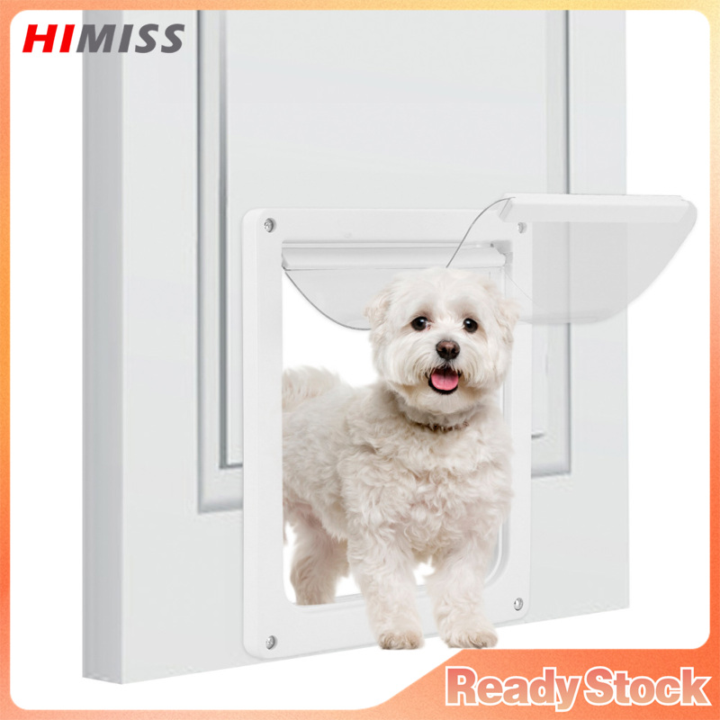 Wall Entry Pet Door Large Dogs Magnetic Self-Closing Screen Door Lockable Adjustable Door Flap Weather Resistant Dogs Cats Door ราคา 1,040 บาท*ส่งฟรี