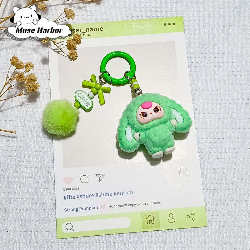 Muse Harbor น่ารักตุ๊กตาสัตว์พวงกุญแจกระเป๋าเครื่องประดับ DIY เครื่องประดับจี้ ราคา 34 บาท*ส่งฟรี