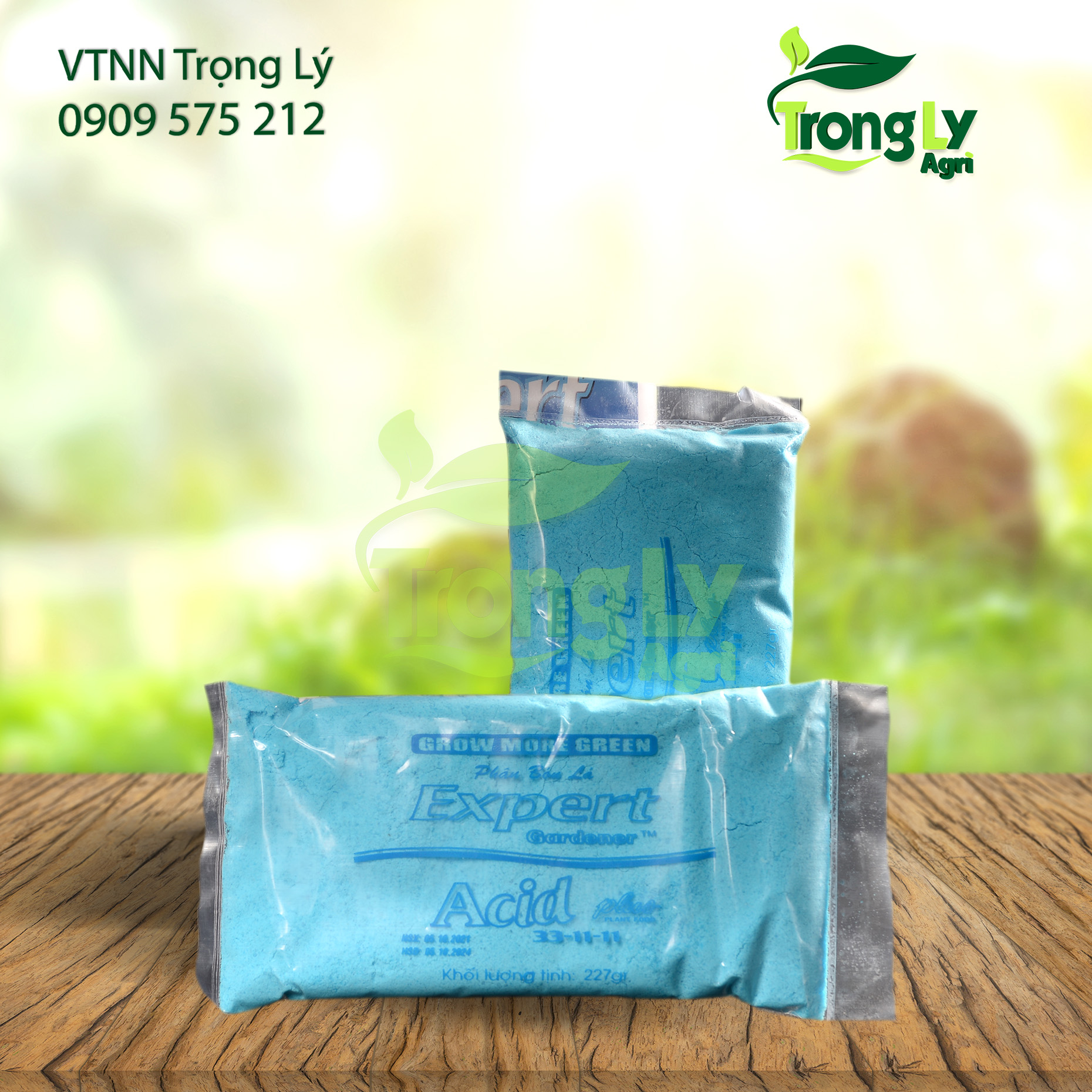 Phân bón lá cao cấp Grow More 33-11-11 + TE Acid Plus Plant food Chính hãng nhập khẩu Malaysia (Gói -230gr)