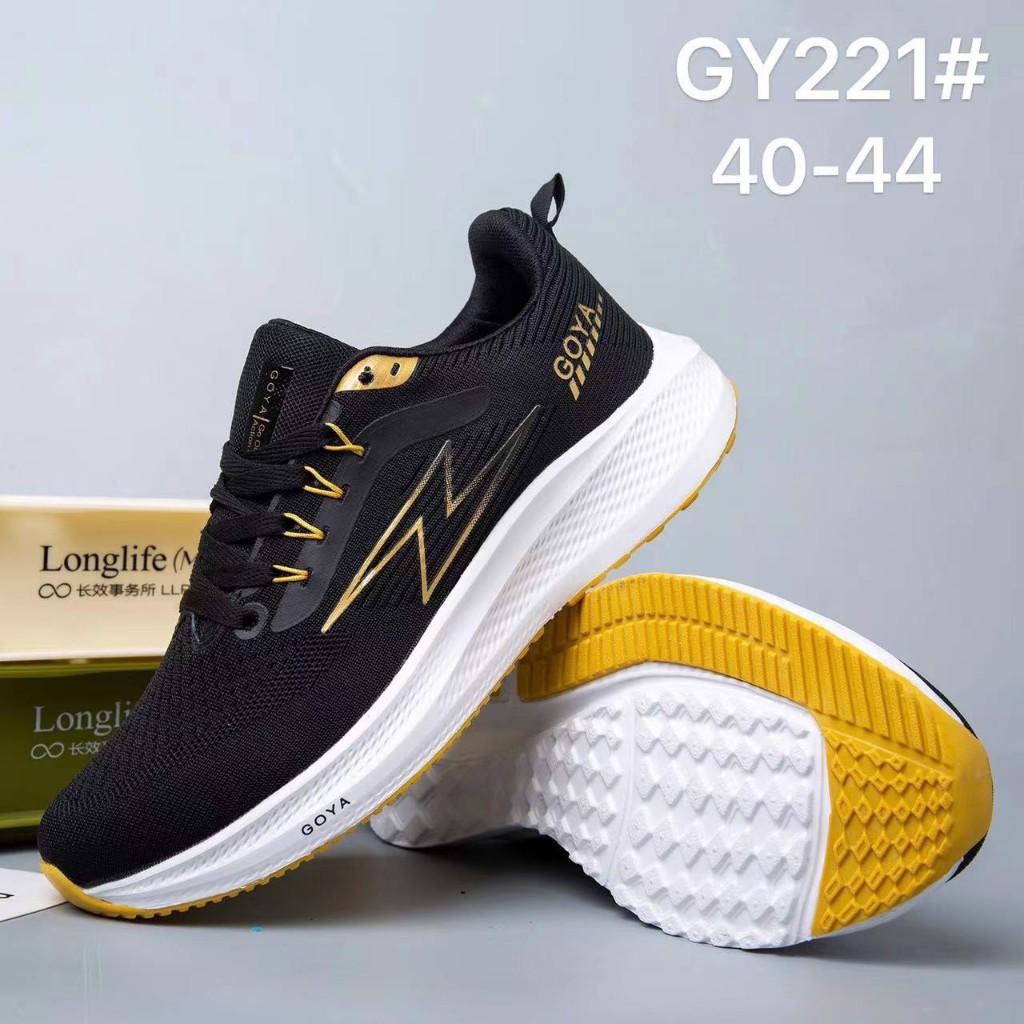 Giày thể thao sneaker Nam Goya chính hãng GY221 Đen vàng