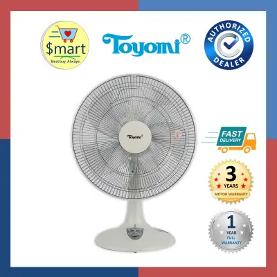 Toyomi 16" Table Desk Fan with Timer [TF 1624] *Easy to Assemble/ Strong Wind*