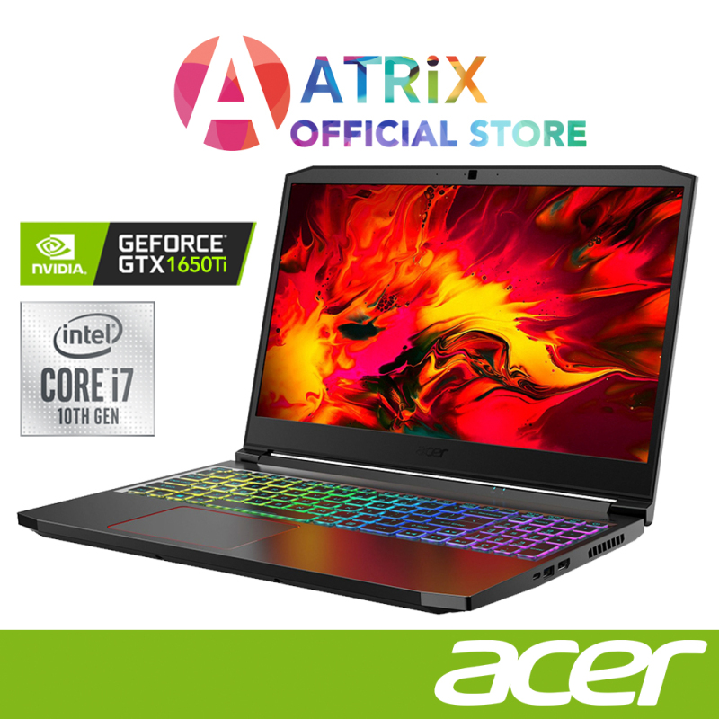 【Same Day Delivery】Acer Nitro 5 AN515-55-72SF | 15.6 FHD 144Hz | GTX 1650TI | Intel Core™ i7-10870H | 16GB DDR4 | 1TB PCIe SSD | 2Y Warranty